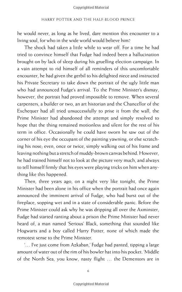 Sách Harry Potter Part 6: Harry Potter And The Half-Blood Prince (Hardback) (Harry Potter và Hoàng Tử Lai) (English Book)