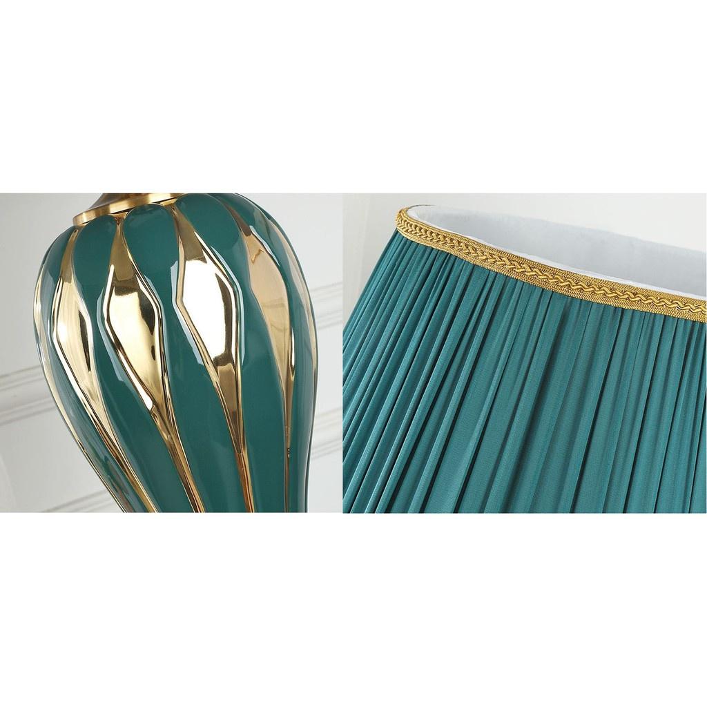 Đèn ngủ để bàn phong cách tinh tế trang trí nhà cửa hiện đại, sang trọng - kèm bóng LED chuyên dụng.