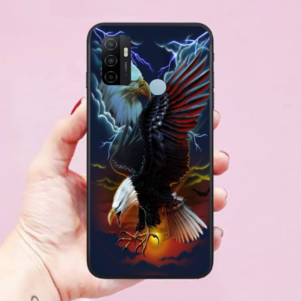 Ốp lưng điện thoại dành cho Oppo A53 Hình Đại Bàng Sải Cánh