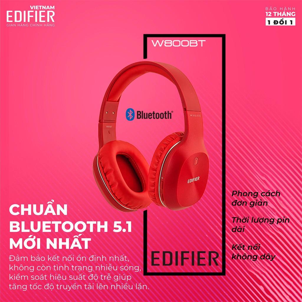 Tai nghe Bluetooth 5.1 thể thao EDIFIER W800BT Plus Chống ồn - Hàng chính hãng