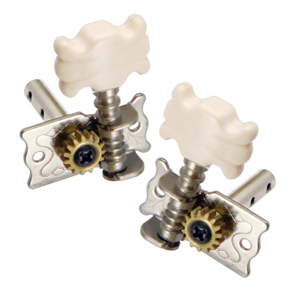 Set of 6 Classical  Pegs Machine Heads  with Cream Button