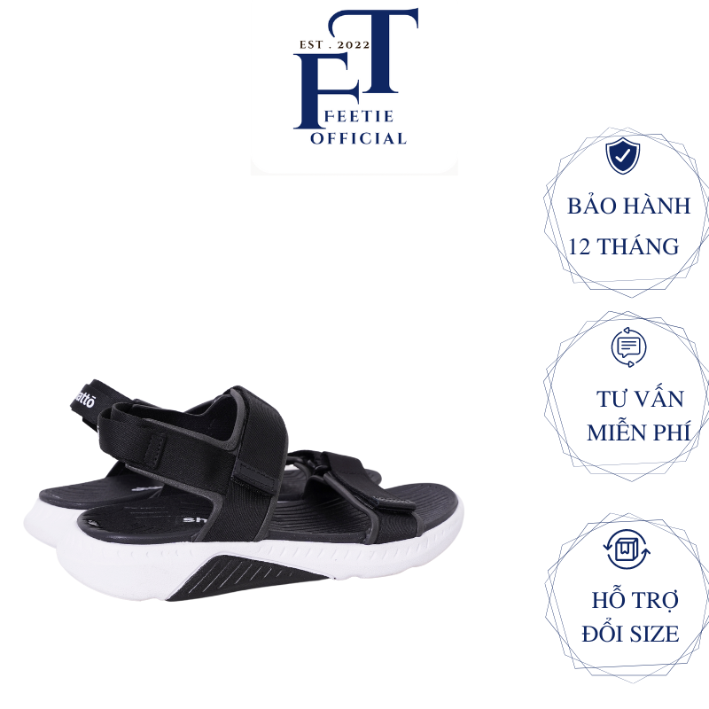 Dép Sandal Nam Nữ Shatto Quai Ngang/ Quai Chéo Mang Đi Học cao 4cm Đế Bằng (Có Sẵn)