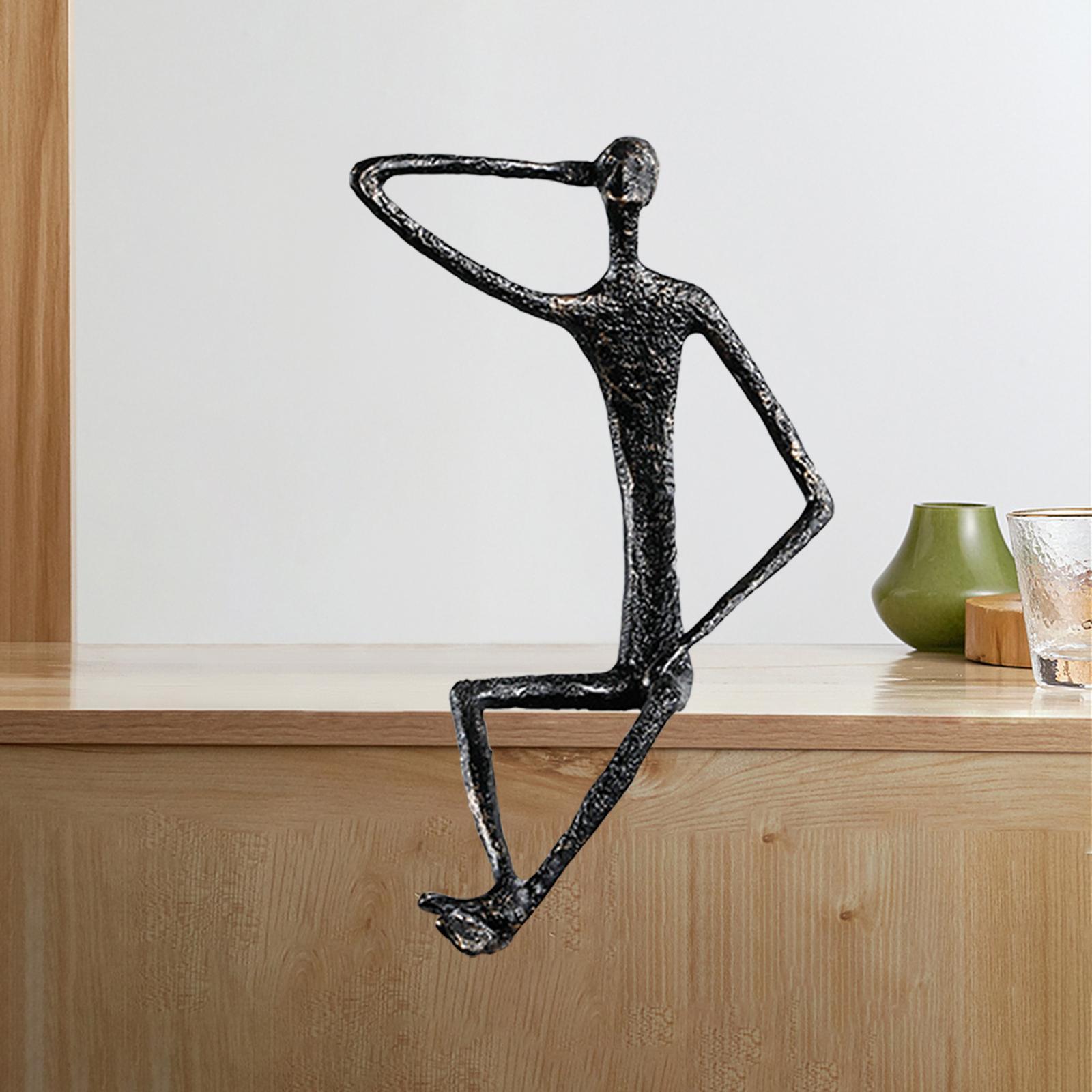 Modern Figurine Statue Sculpture Art Crafts for Table Decor Ornaments Birthday Gift