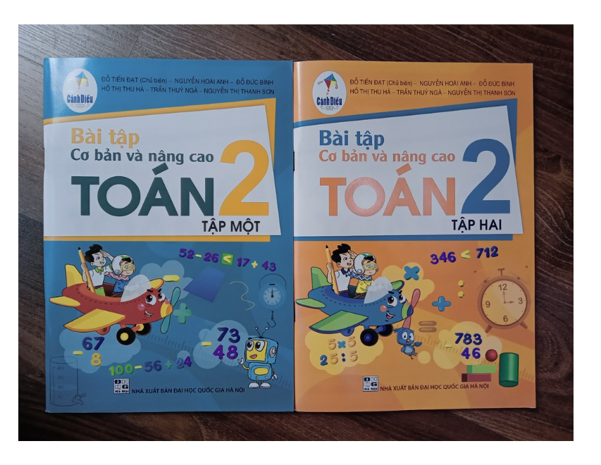 Sách - Combo Bài tập cơ bản và nâng cao toán 2  - Cánh diều