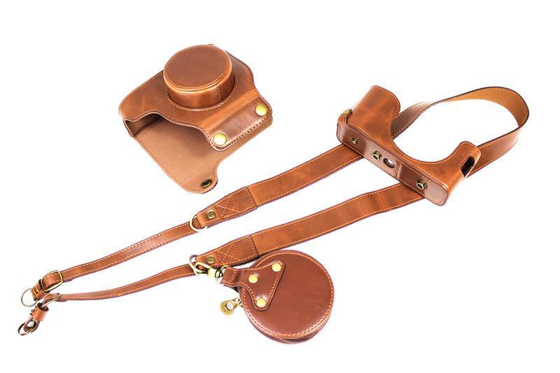 Ưu đãi đặc biệt cho máy ảnh đơn Fuji micro X100V pin rời bao da túi chụp ảnh túi máy ảnh X100V dây đeo vai