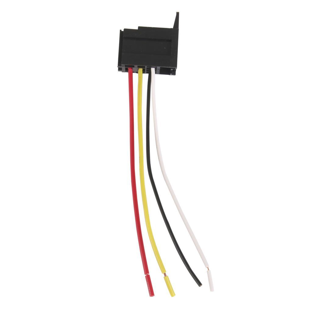 10pcs Car 12V 12 DC 20A/30A AMP Relay Harness Socket 5Pin 5 Wire