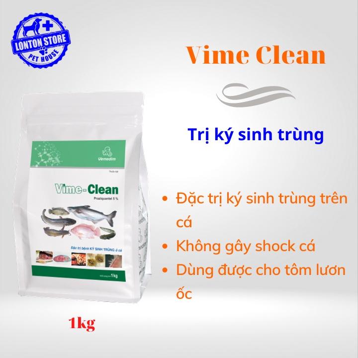 Vime Clean Vemedim - Đặc trị ký sinh trùng trên cá, lươn, ốc, gói 1kg