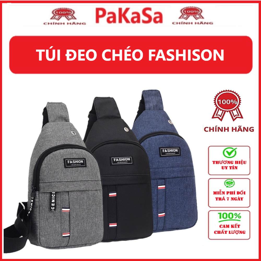 Túi Đeo Chéo Fashion Thời Trang, Túi Đeo Chéo Nam Nữ Tiện Lợi - Hàng chính hãng