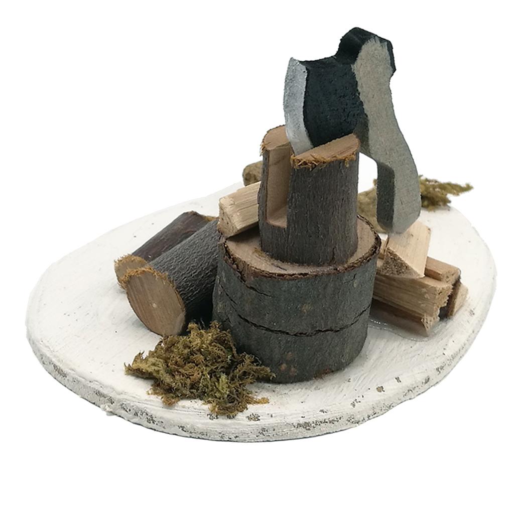 Mini Garden Building Micro Landscape for 1:12 Dollhouse Home Yard Decoration