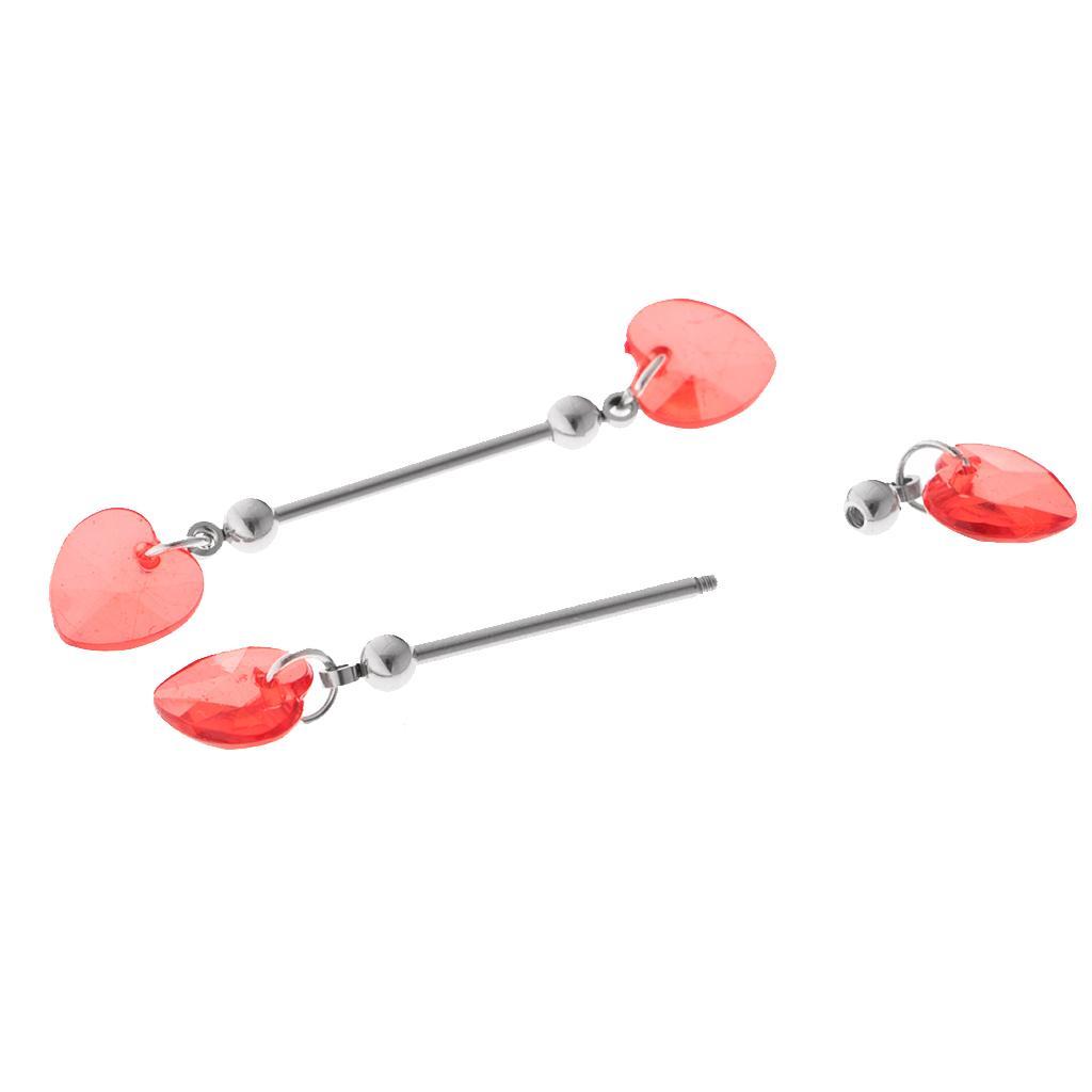 1 Pair   Bar  Stainless Steel  Jewelry