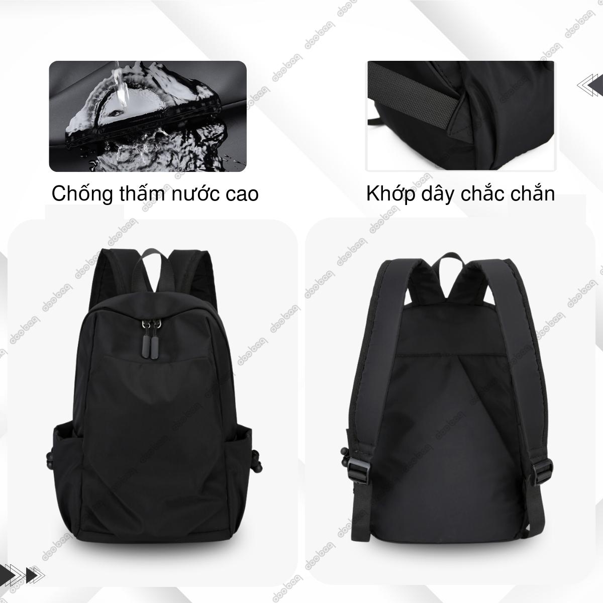 Balo nam thời trang thiết kế nhỏ gọn Doo Bag nhiều ngăn tiện lợi chống thấm nước tốt