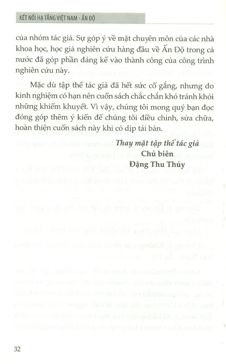 Kết Nối Hạ Tầng VIỆT NAM - ẤN ĐỘ (Sách chuyên khảo)