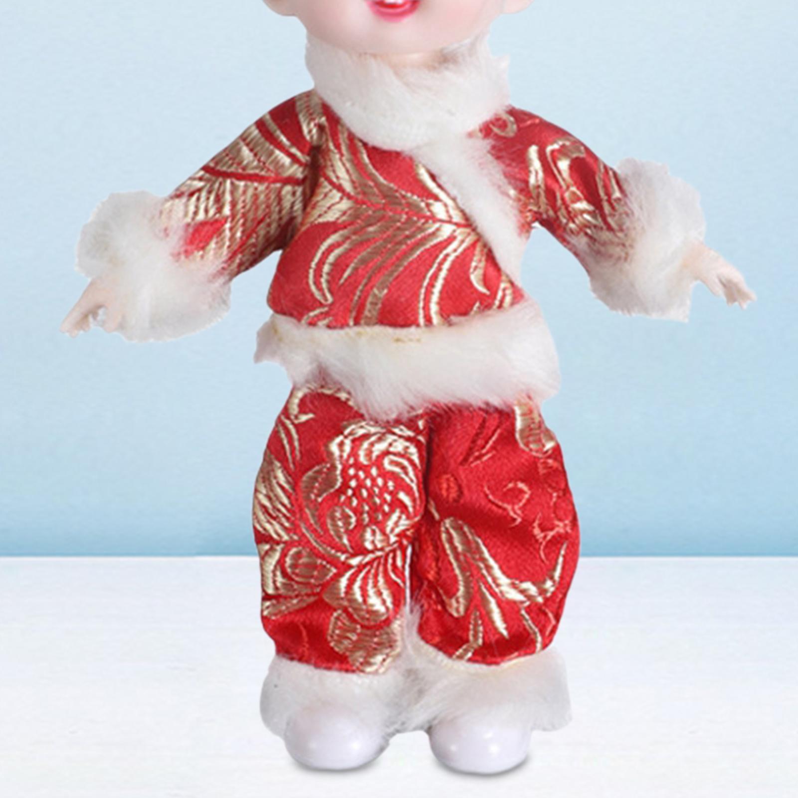 Handmade Doll Clothes Set Doll Dress Daily Wear Clothing for 17cm Doll Ob11 Doll Accessory Costume