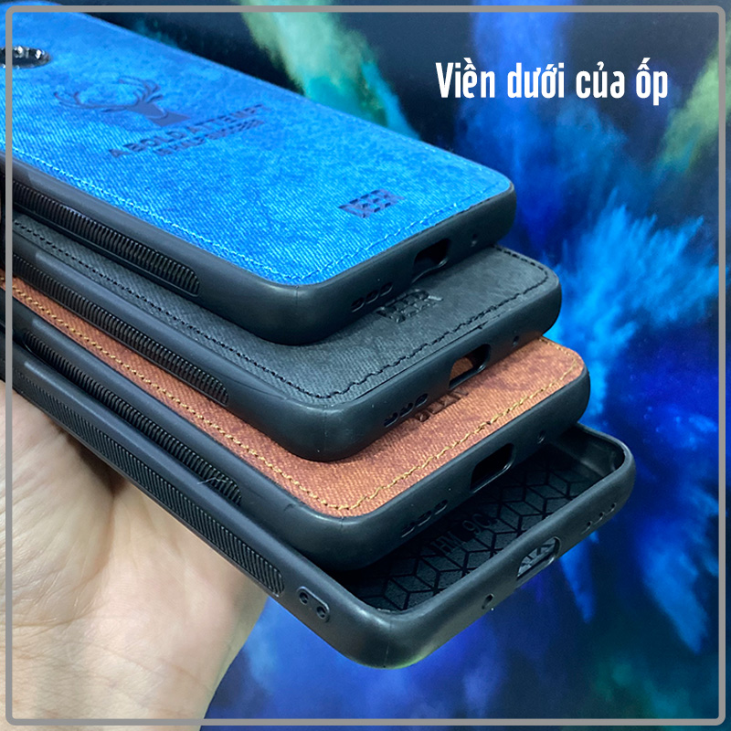 Ốp lưng cho Xiaomi Redmi 9C giả da con hươu DEER - Nhựa dẻo TPU
