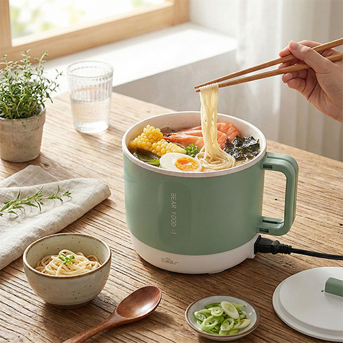 Nồi lẩu đa năng Bear 1.2 lít MC-4H12J - Hàng chính hãng