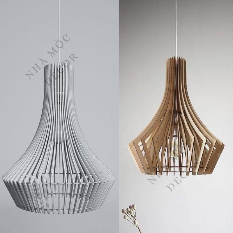 Đèn gỗ thả trần trang trí mẫu TT78
