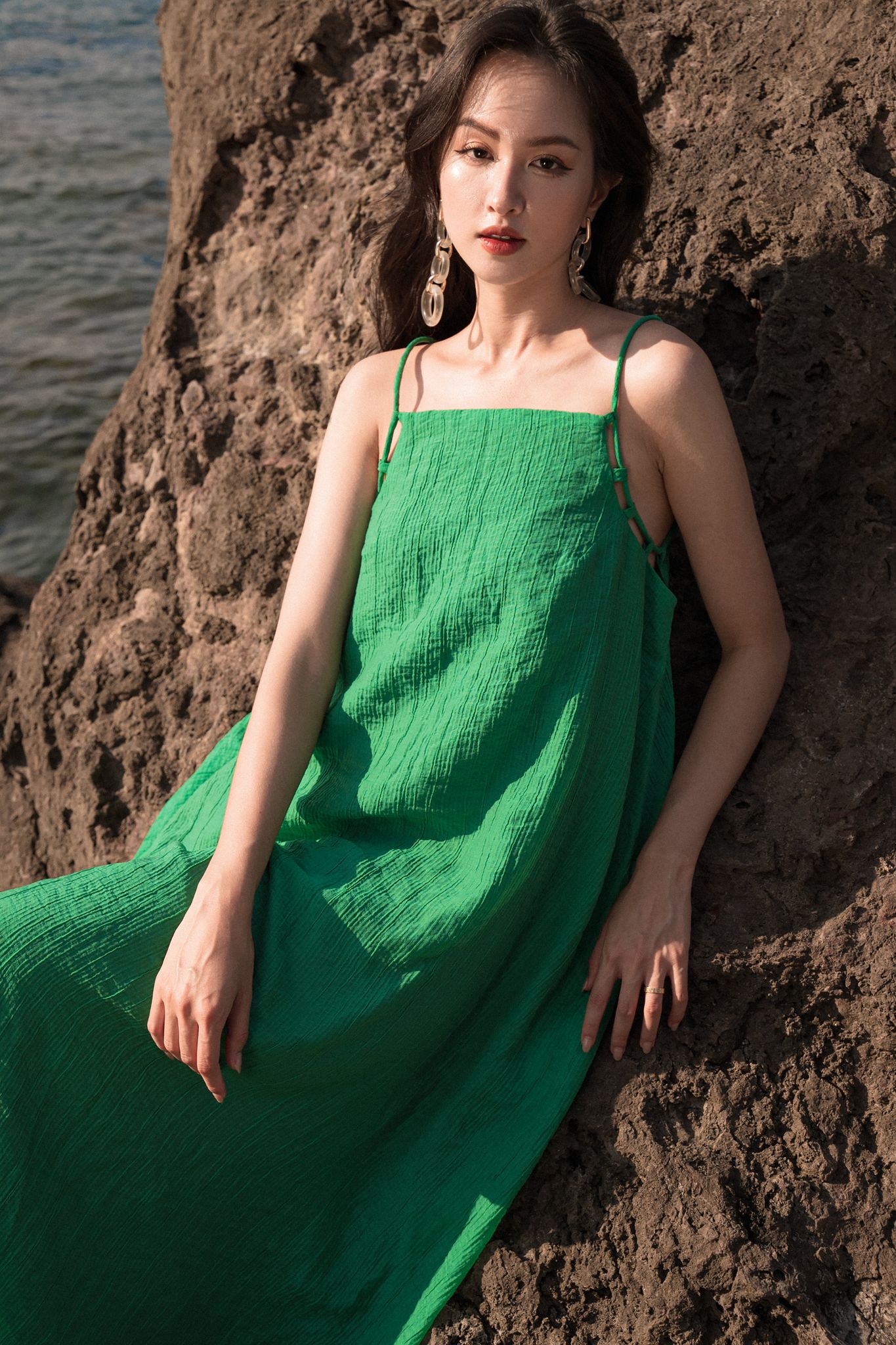 OLV - Đầm Emerald Loose Dress