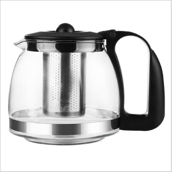 Bình Lọc Trà Thủy Tinh 900ml Lưới Lọc Inox 304 Không Gỉ