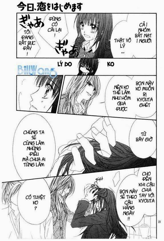 kyou, koi wo hajimemasu - mộng mơ đầu đời chapter 22 24