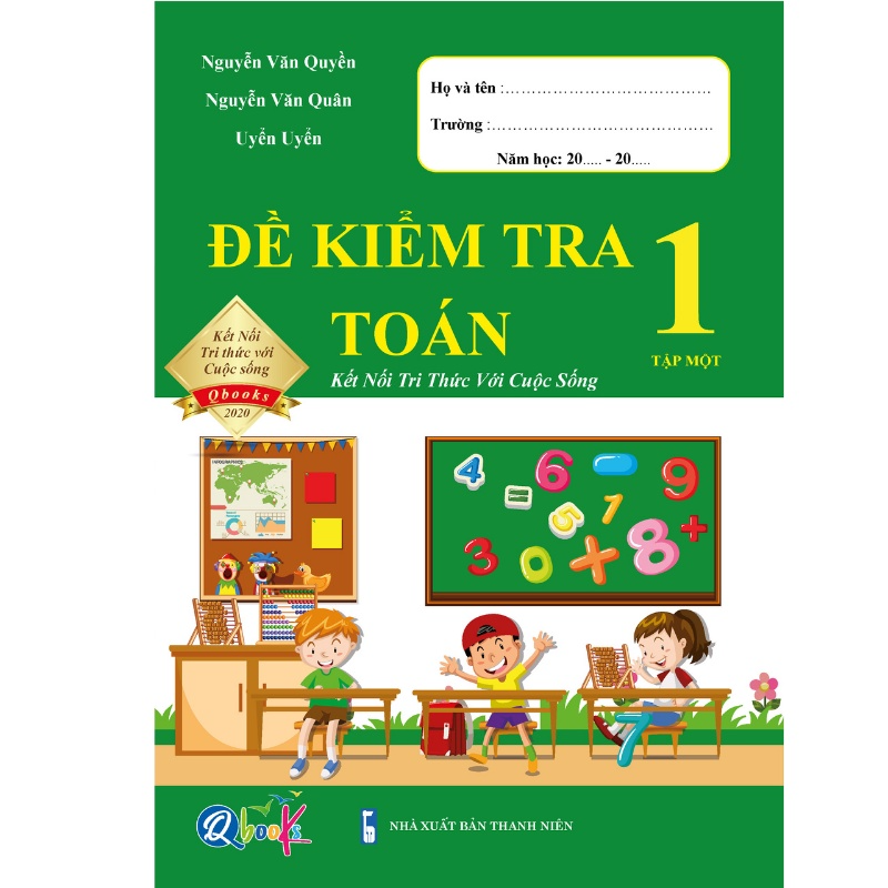 Sách - Combo Bài Tập Tuần và Đề Kiểm Tra Toán 1 - Kết nối tri thức với cuộc sống - Học Kì 1