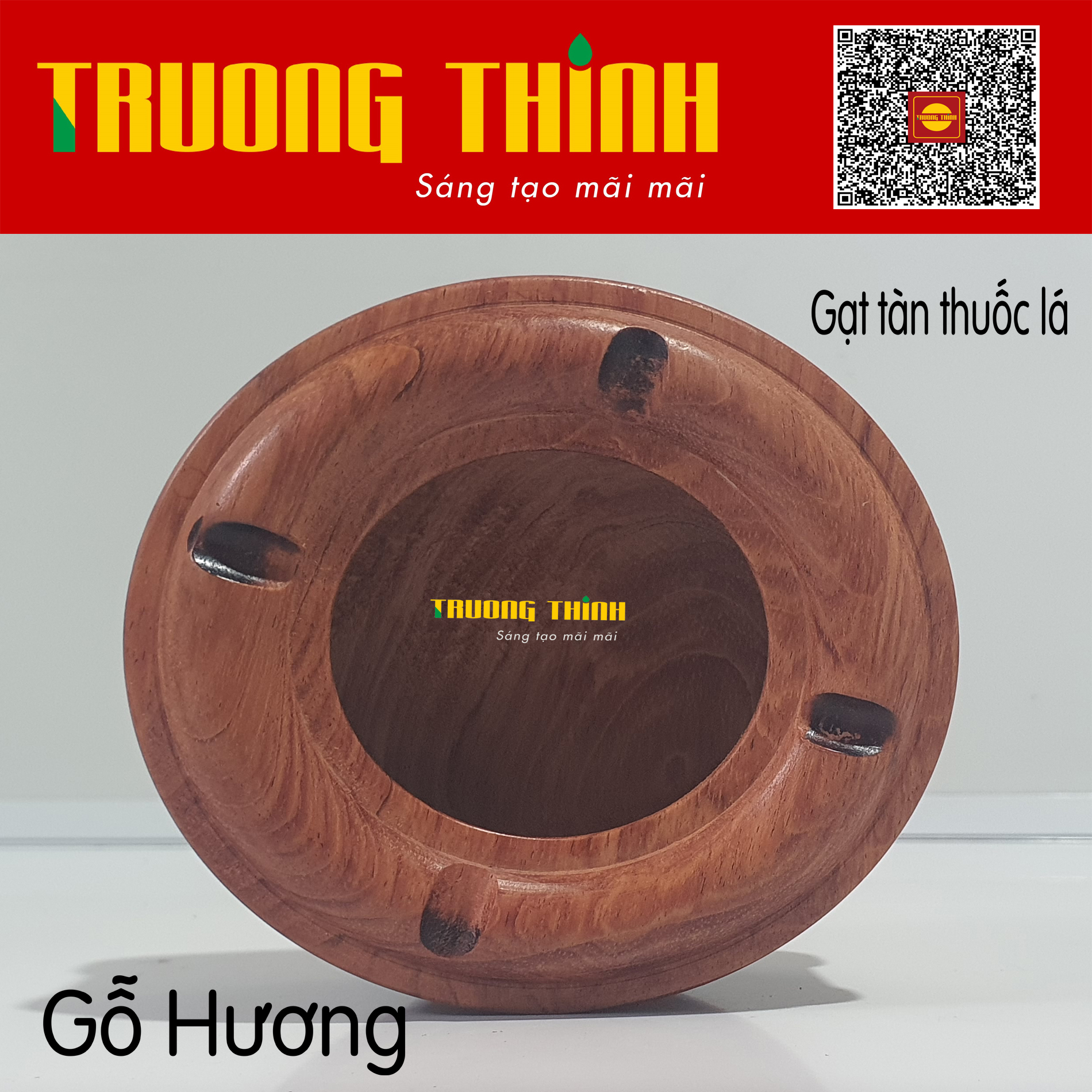 Gạt Tàn Bỏ Đầu Lọc Bằng Gỗ Hương Cao Cấp Sang Trọng Dễ Dàng Vệ Sinh Trường Thịnh