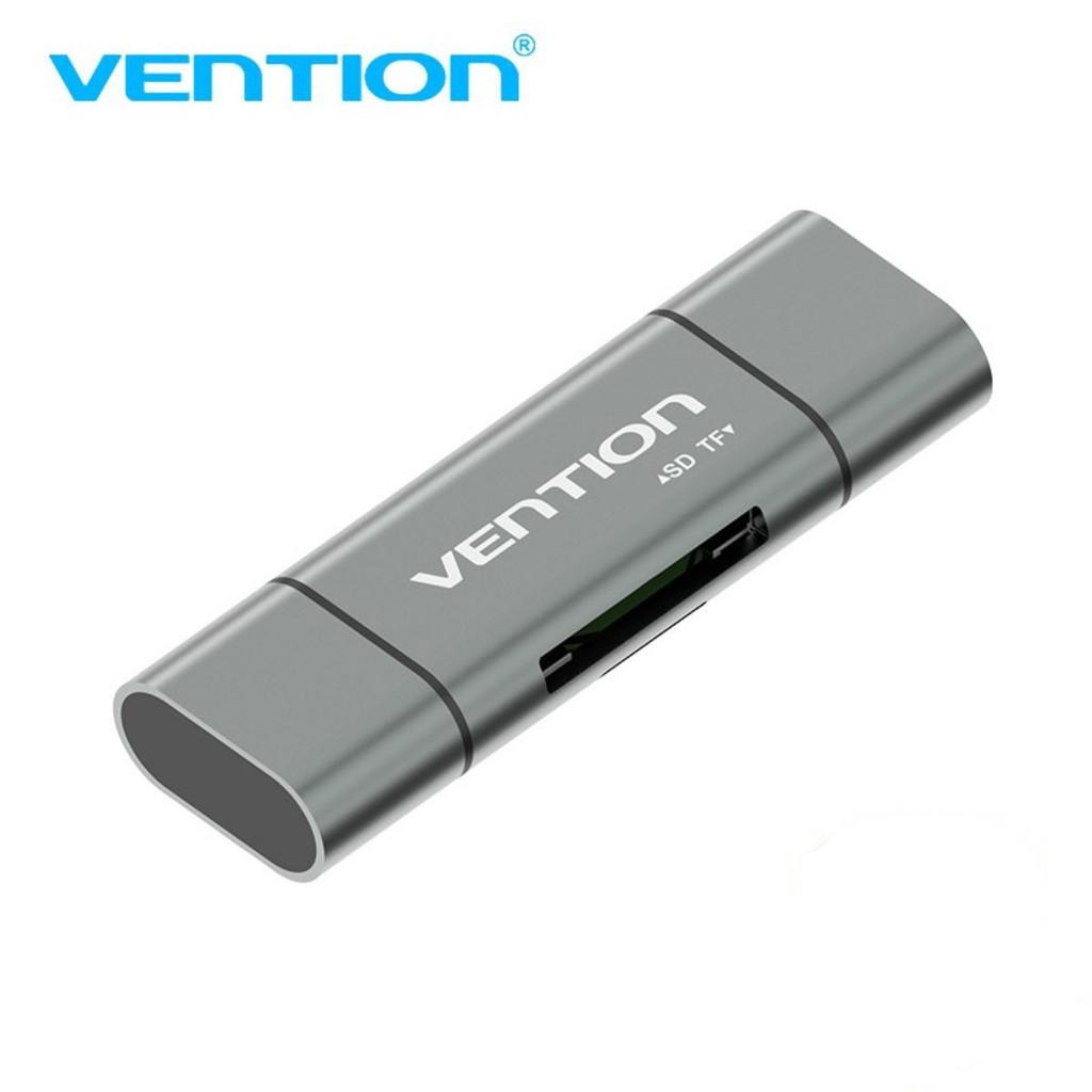 Đầu đọc thẻ USB 3.0 Vention đa năng dùng cho điện thoại và máy tính CCJH0, CCHH0 - BEN