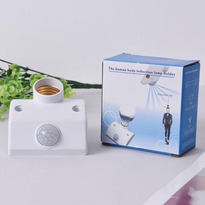 Đuôi đèn cảm ứng chuyển động hồng ngoại E27