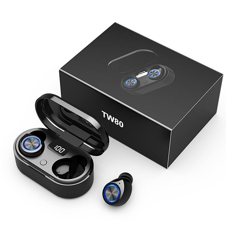 Tai Nghe Bluetooth 5.0 Cảm Ứng TOUCH TWINS Âm Thanh Vòm Stereo như nhà hát - Chống Nước IPX7 - Nghe 9h - Tích Hợp Micro - Tự Động Kết Nối - Tương Thích Cao Cho Tất Cả Điện Thoại, Ipad, Máy Tính Bảng, Laptop,