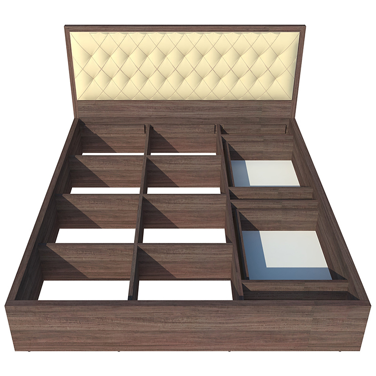 Giường ngủ 2 hộc kéo Tundo 140cm x 200cm