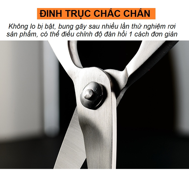 Kéo đa năng DandiHome thép 5Cr15 cao cấp giữ độ bén tốt