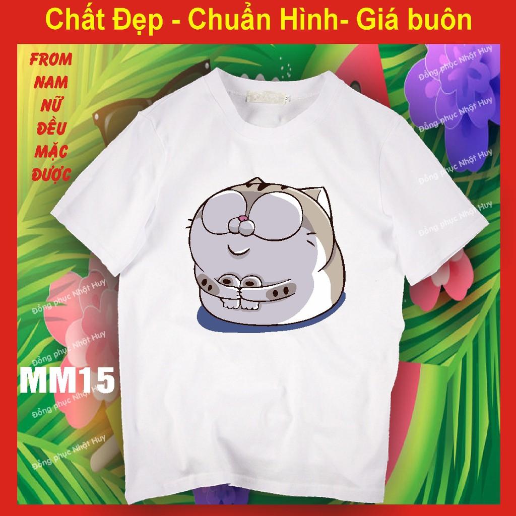 Áo thun mèo cat ami bụng bự m11, bao đổi trả,ngộ nghĩnh,dễ thương, độc,meomeo