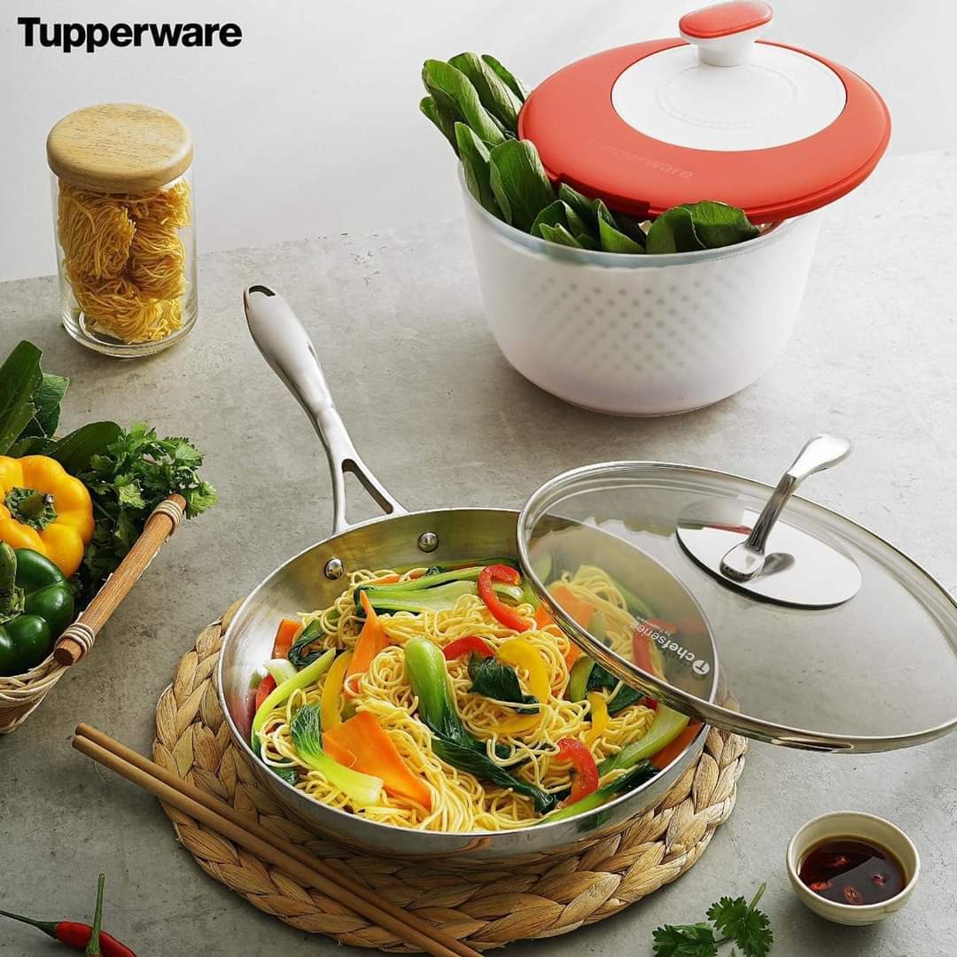 Chảo T Chef Series Frypan 24cm Tupperware - Hàng chính hãng