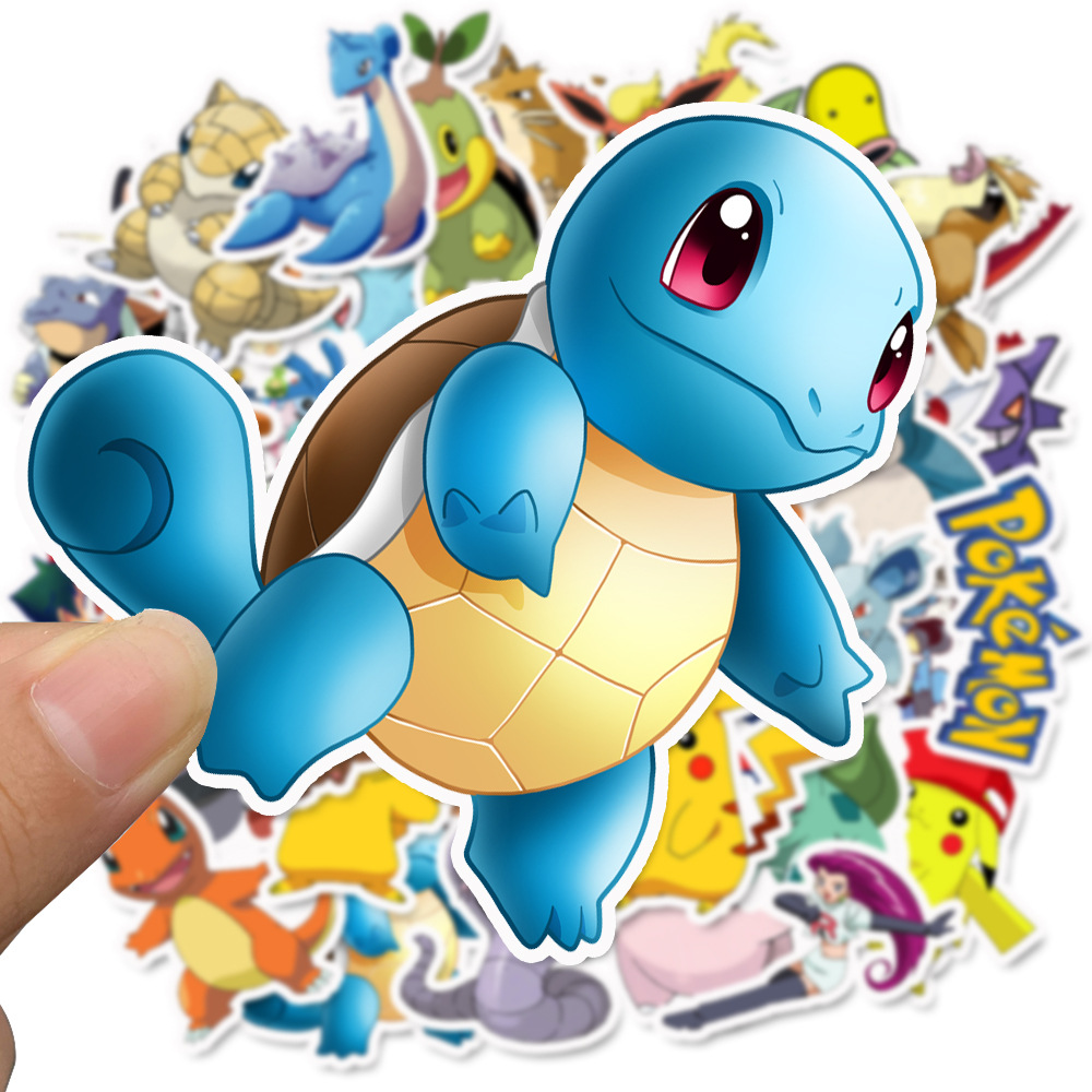 Bộ 50 miếng Sticker hình dán Pokemon