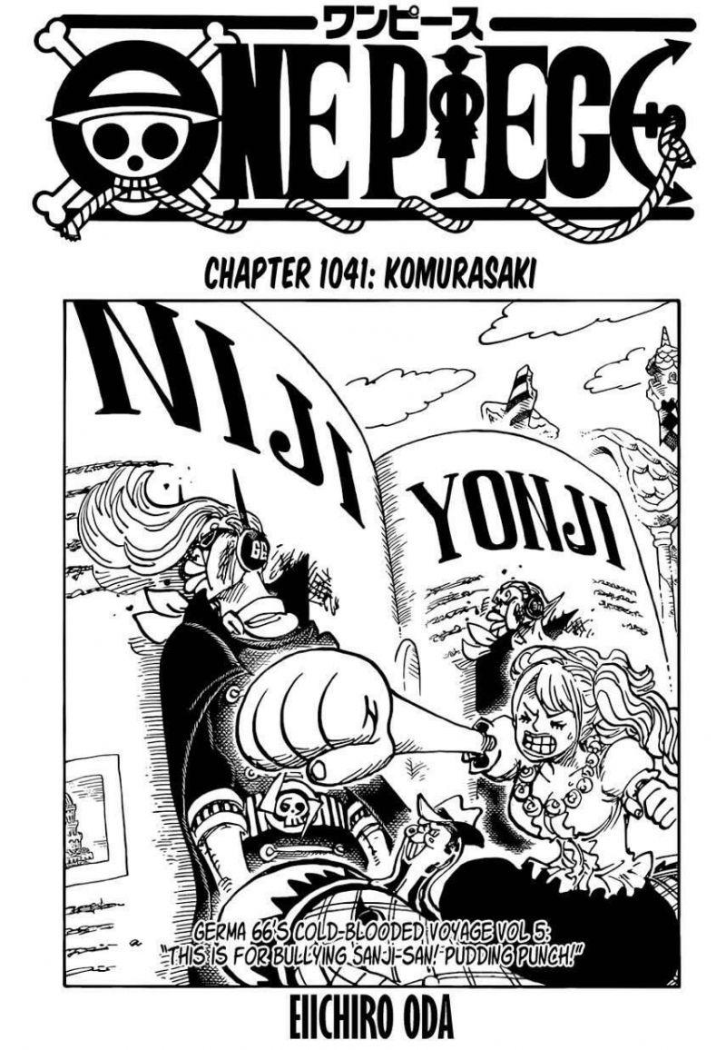 đảo hải tặc - one piece chapter 1041 1