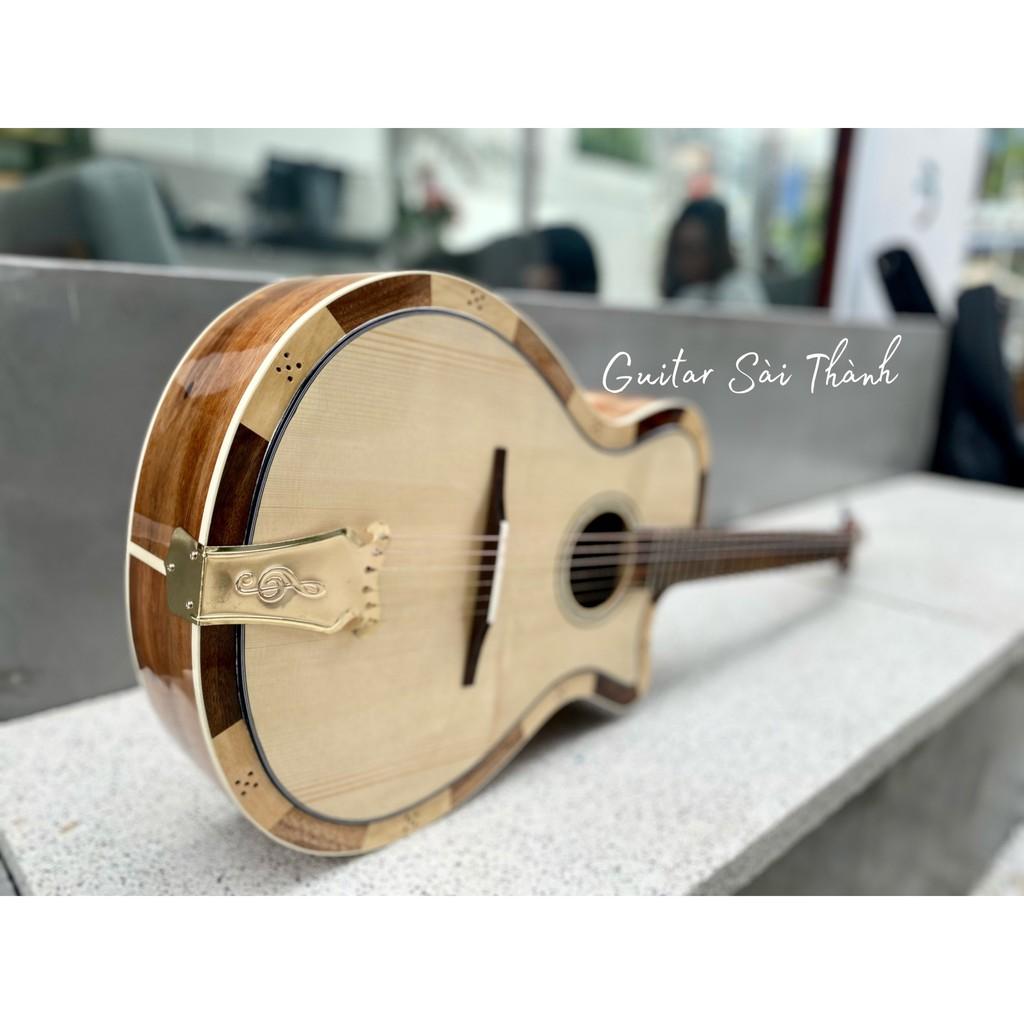 Đàn guitar vọng cổ phím lõm ST- VC3 chất gỗ điệp kĩ gia công hoàn thiện 100%.