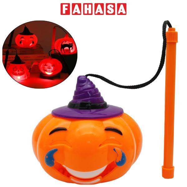 Lồng Đèn Halloween Bí Ngô Có Đèn Và Âm Thanh - WanLongDa 1284-5