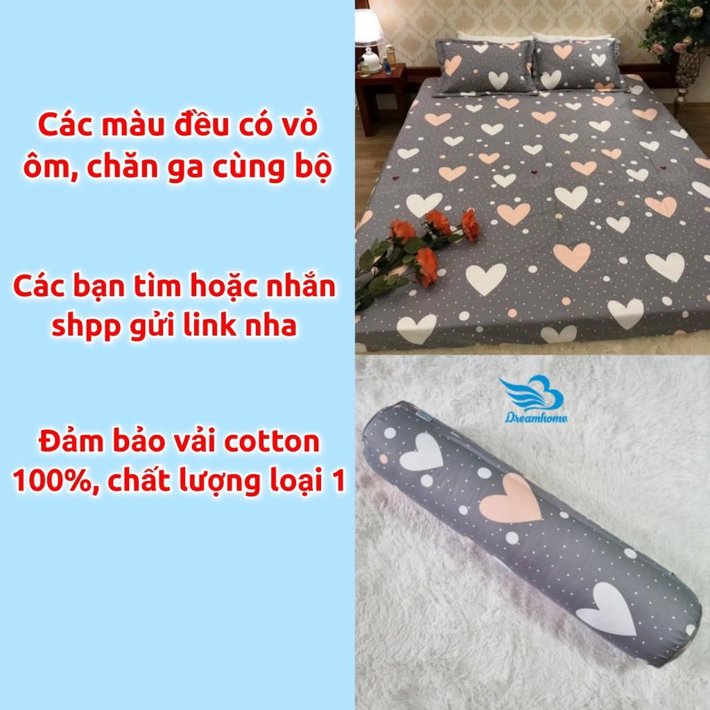 Vỏ Gối ELLISHA Cotton 100% 45 x 65cm Đẹp Cao Cấp 1 Đôi, Vỏ Gối Nằm Cotton Khóa Kéo Nhiều Màu, Vỏ Gối, Vỏ Gối Nằm