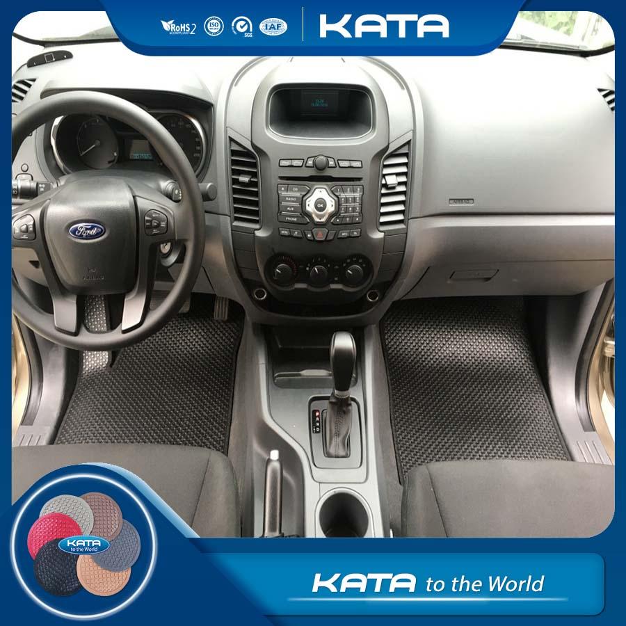 Thảm lót sàn ô tô KATA cho xe Ford Mustang - Khít với sàn xe, Chống thấm, Không mùi, Không ẩm mốc