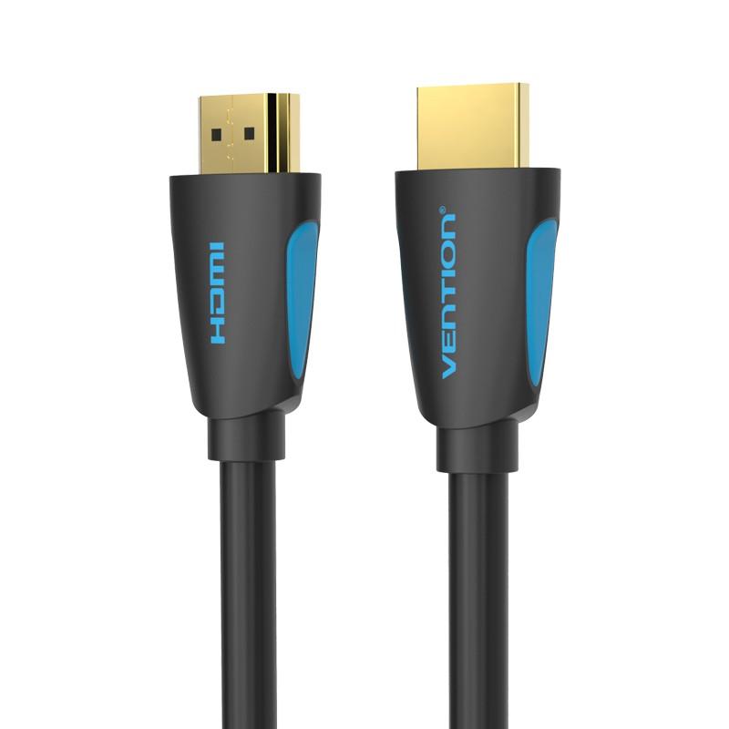 Cáp HDMI 2.0 hỗ trợ 4K 60Hz, dài 1.5m/2m/3m/5m/10m - Cáp HDMI Dây tròn VAA-M02 Vention - Hàng chính hãng