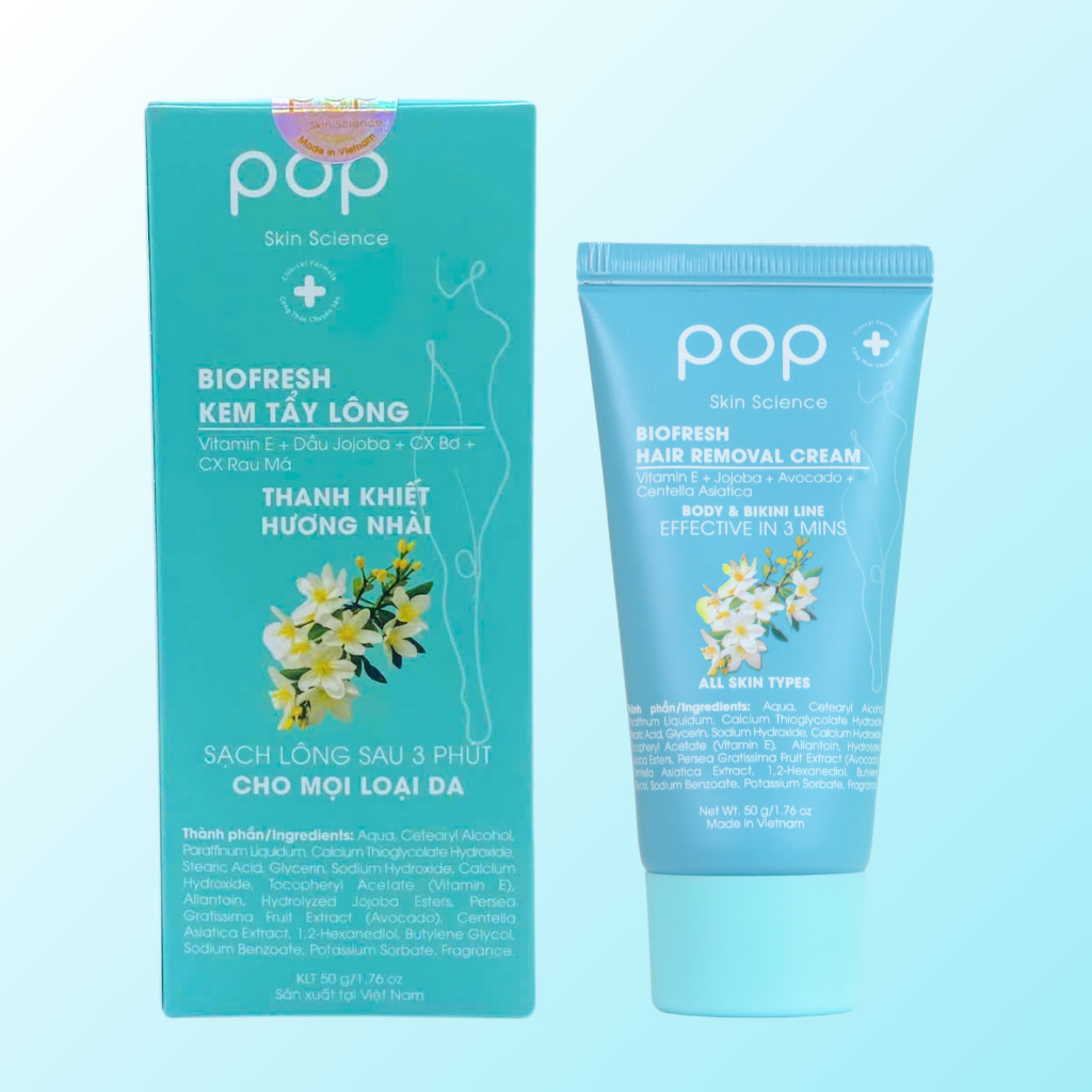 Kem Tẩy Lông Biofresh POP - Hương Nhài
