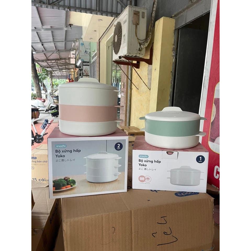 Khay/Xửng/Vỉ/Chõ Hấp nhựa inochi đa năng Hấp Bánh, Bánh Bao, Đồ Ăn 2-3-4 tầng chịu nhiệt tốt an toàn không độc hại