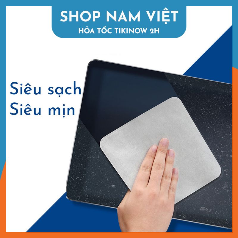 Khăn Lau Nano Ultra-Fiber Lau Màn Hình, Điện Thoại, Máy Tính Bảng, Laptop, Ống Kính - Hàng Chính Hãng