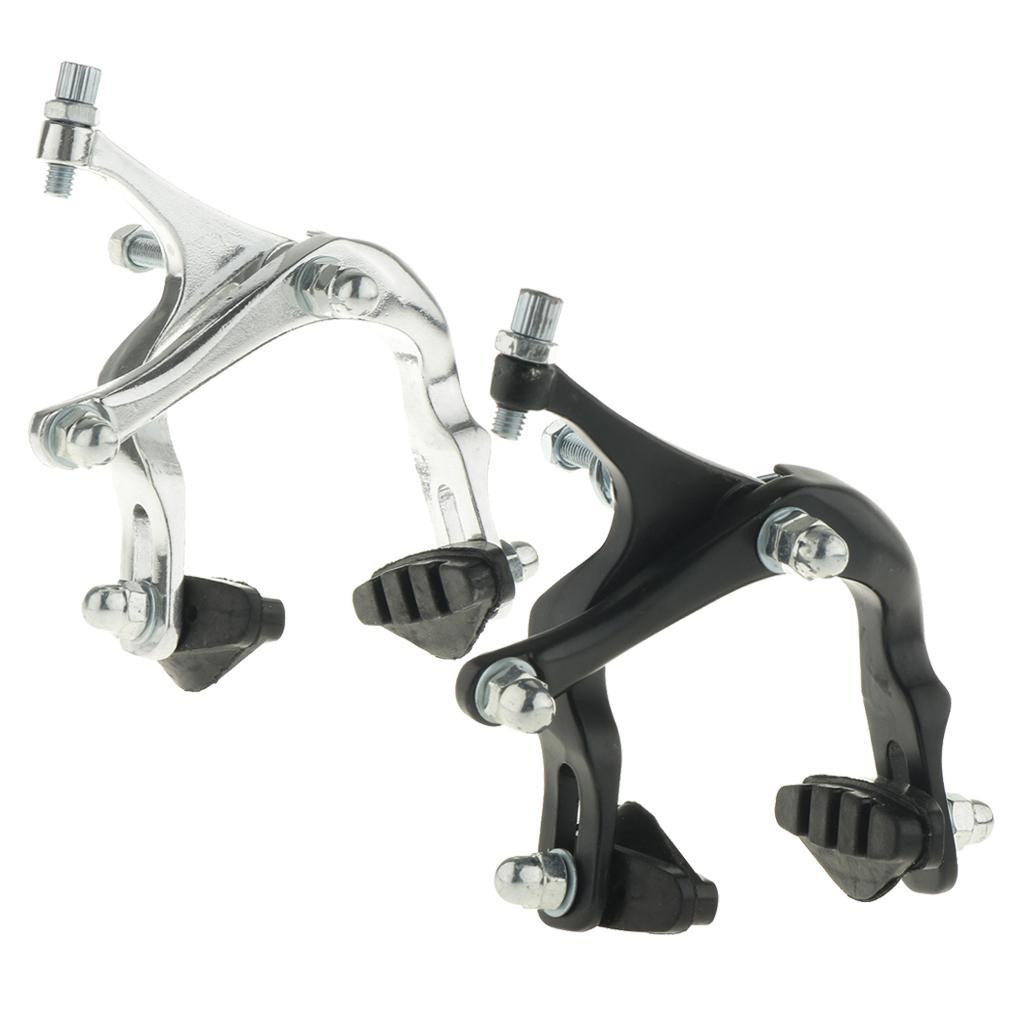 2x Road Bike Dual Caliper Front Brake Caliper Black /