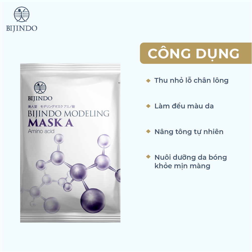 Mặt Nạ Dẻo Làm Dịu Da BIJINDO Modeling Mask A (Amino Acid) 40g