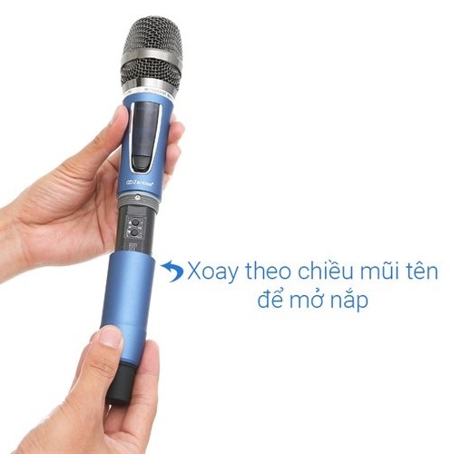 Micro không dây Zenbos MZ-202 kết nối 50m(Hàng Chính Hãng)