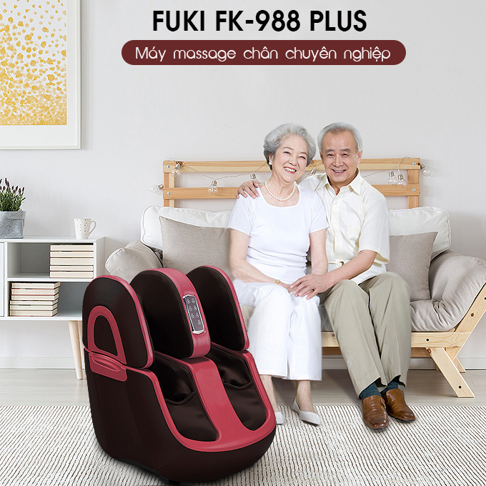 Máy massage chân 4D Fuki FK-988 Plus (màu đỏ)