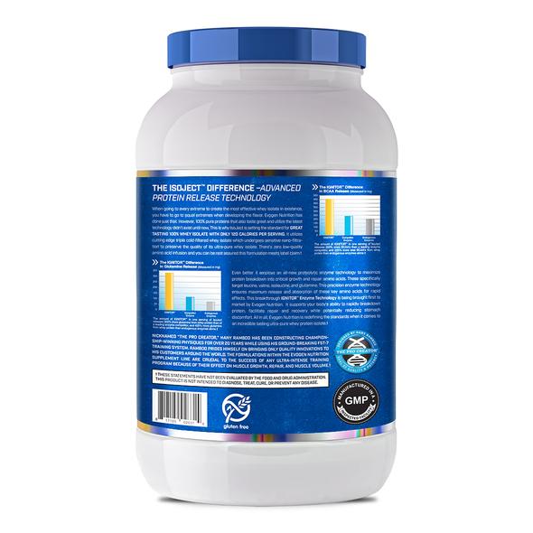 [Chính hãng] Evogen ISOJECT (28 Liều), Whey Protein Isolate, Hỗ Trợ Tăng Cơ Đốt Mỡ, 25g Protein, 12.2G EAA, 5.4G BCAA