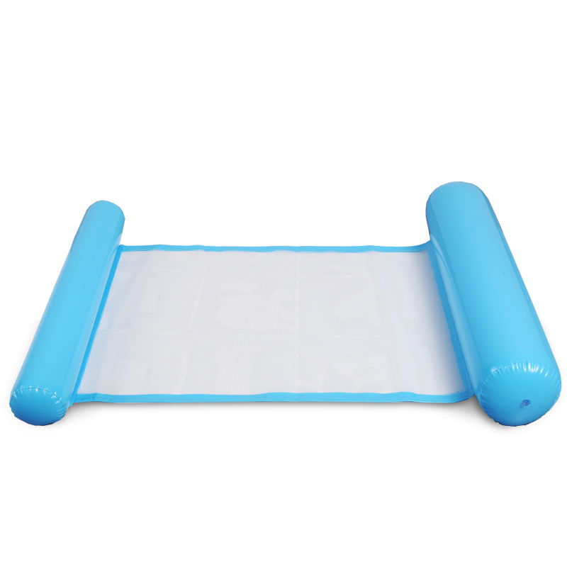 Phao bơi võng nước 130x73cm, bơm hơi gấp gọn cao cấp - POKI
