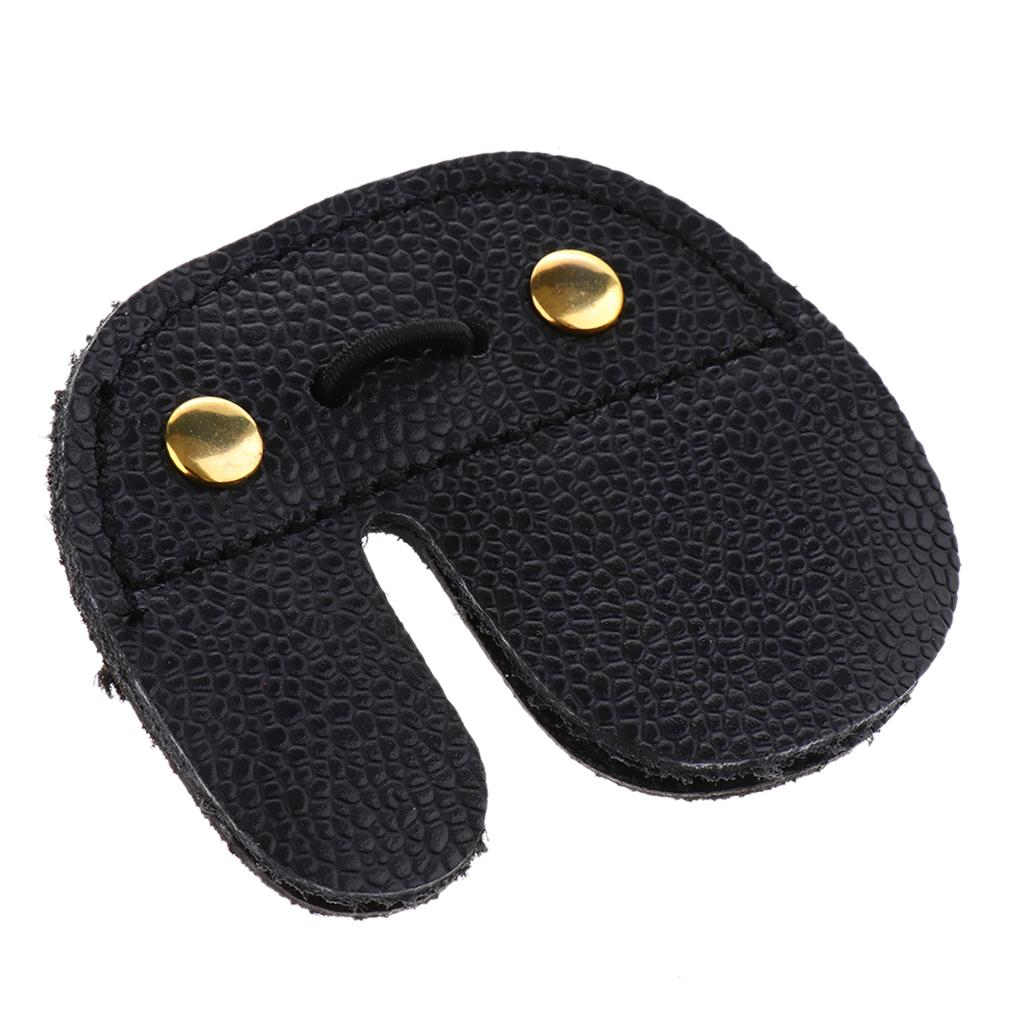 Double Archery Shooting Finger Tabs Finger Saver Protect Guard Gear