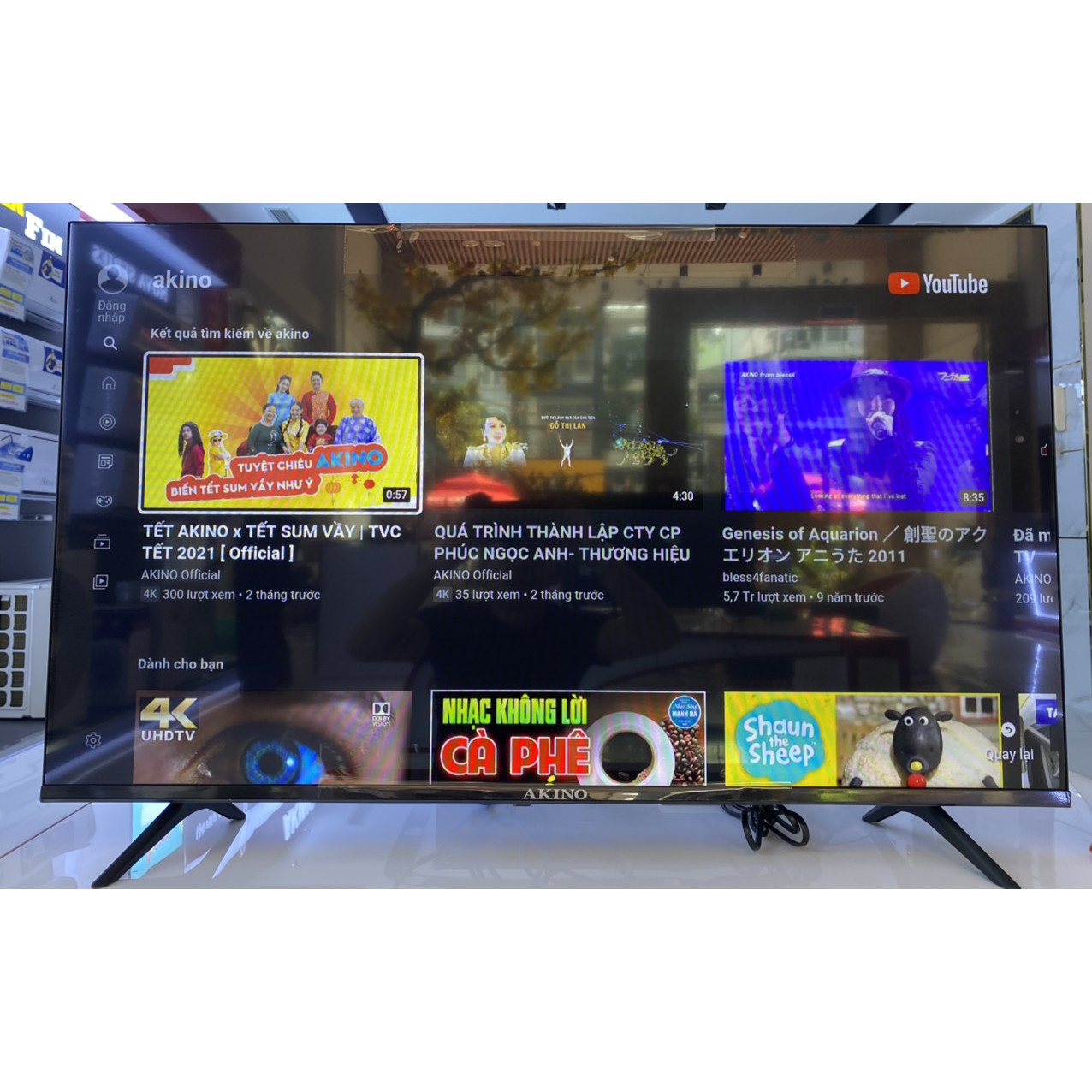 Smart Tivi AKINO 43 inch android TH-43HD9 - Hàng Chính Hãng (Giao Hàng Toàn Quốc)